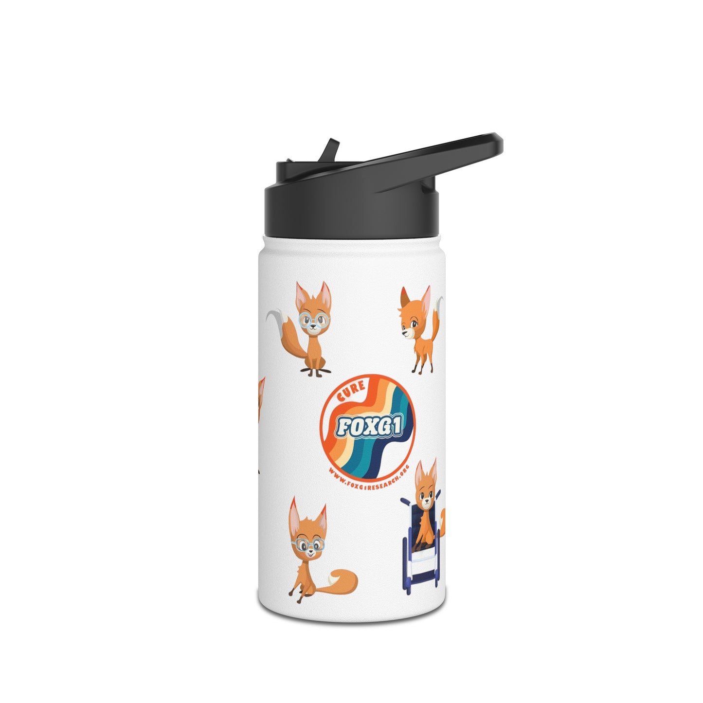 Stainless Steel Water Bottle, Standard Lid