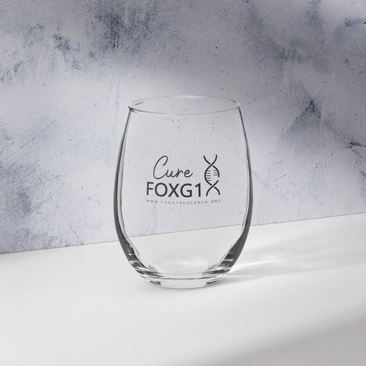 Cure FOXG1 Stemless glassware