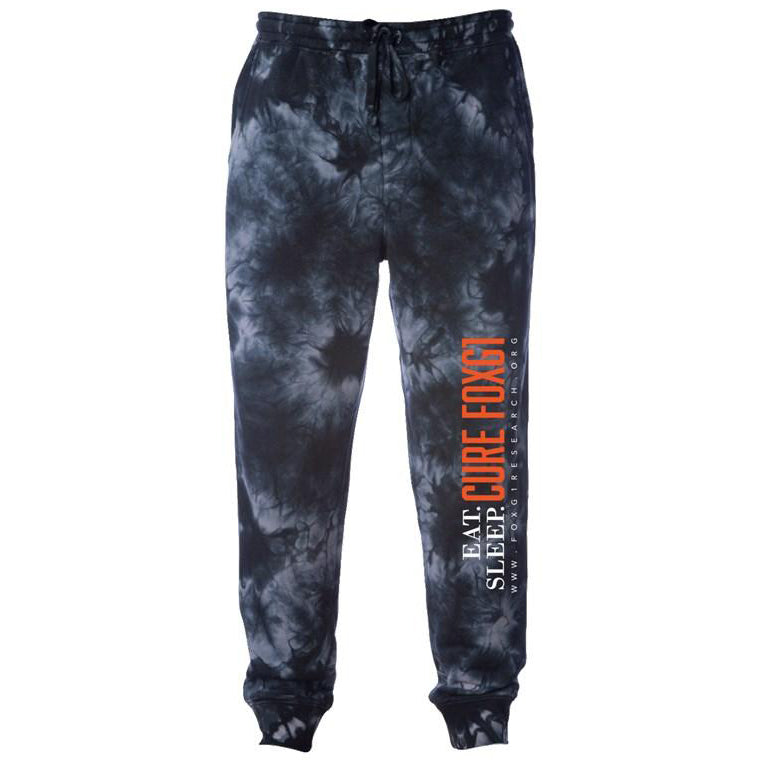 Eat Sleep Cure FOXG1 - Tie Dye Joggers