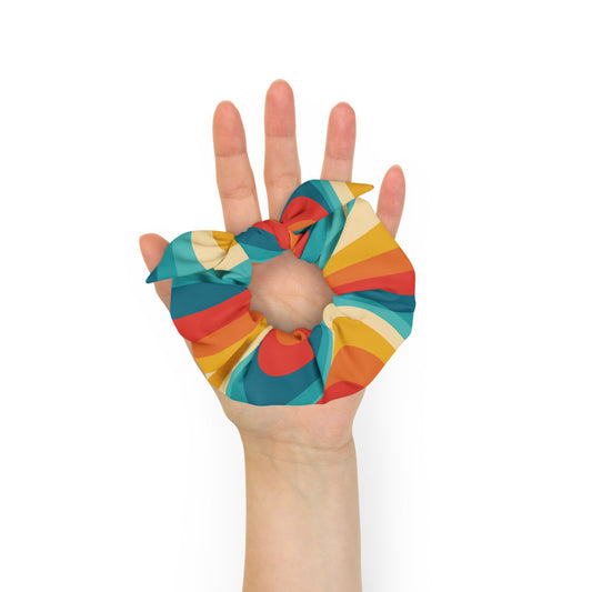 Retro Collection - Removable Bow Scrunchie