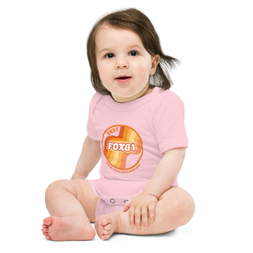 Retro Orange Collection - Baby onesie