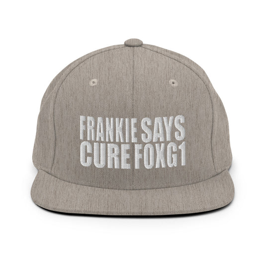 Frankie Says Cure FOXG1 - Snapback Hat