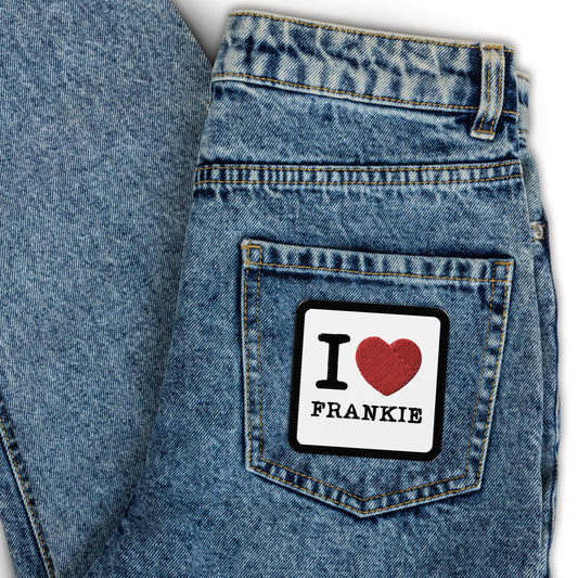 I Heart Frankie - Embroidered Patch - 3"