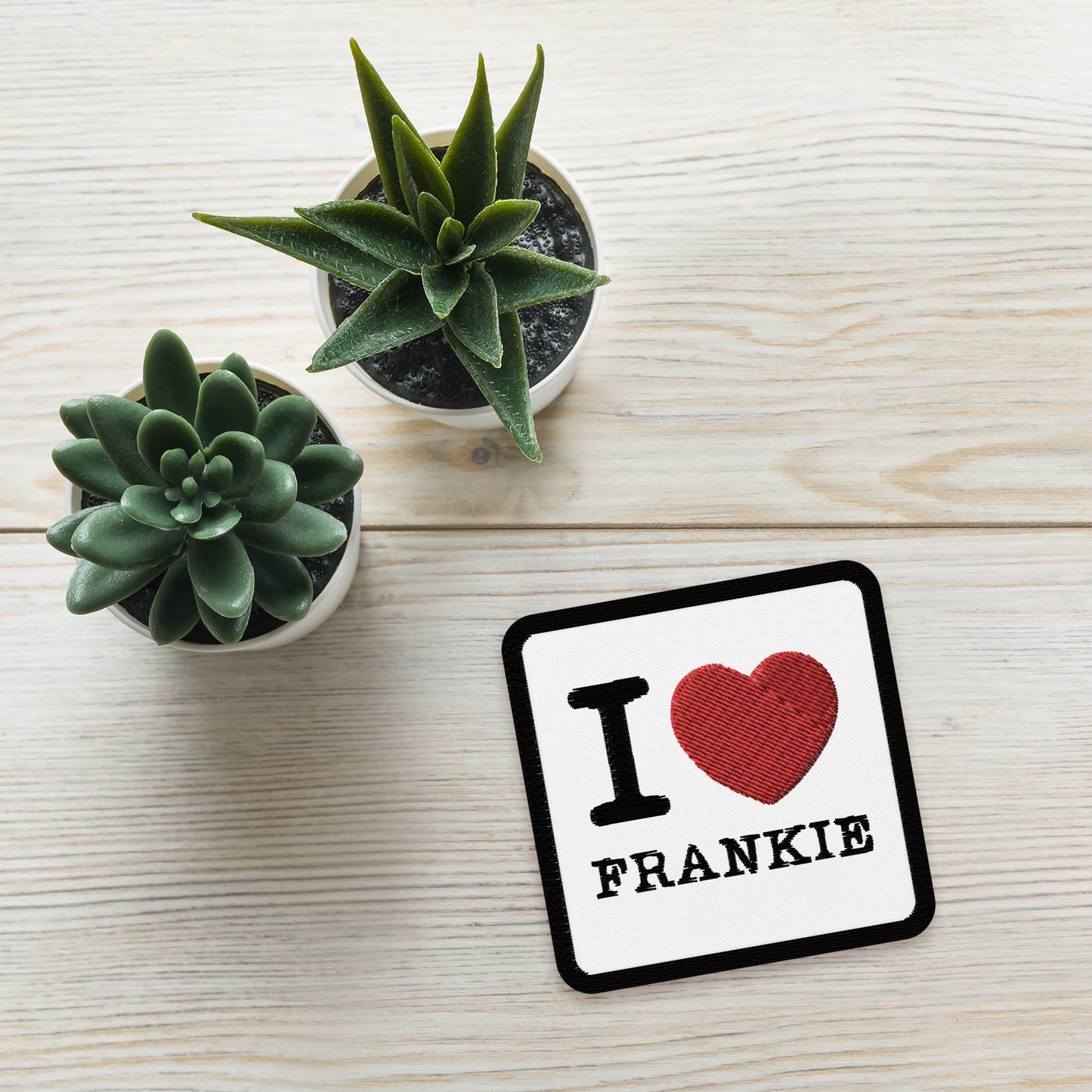 I Heart Frankie - Embroidered Patch - 3"
