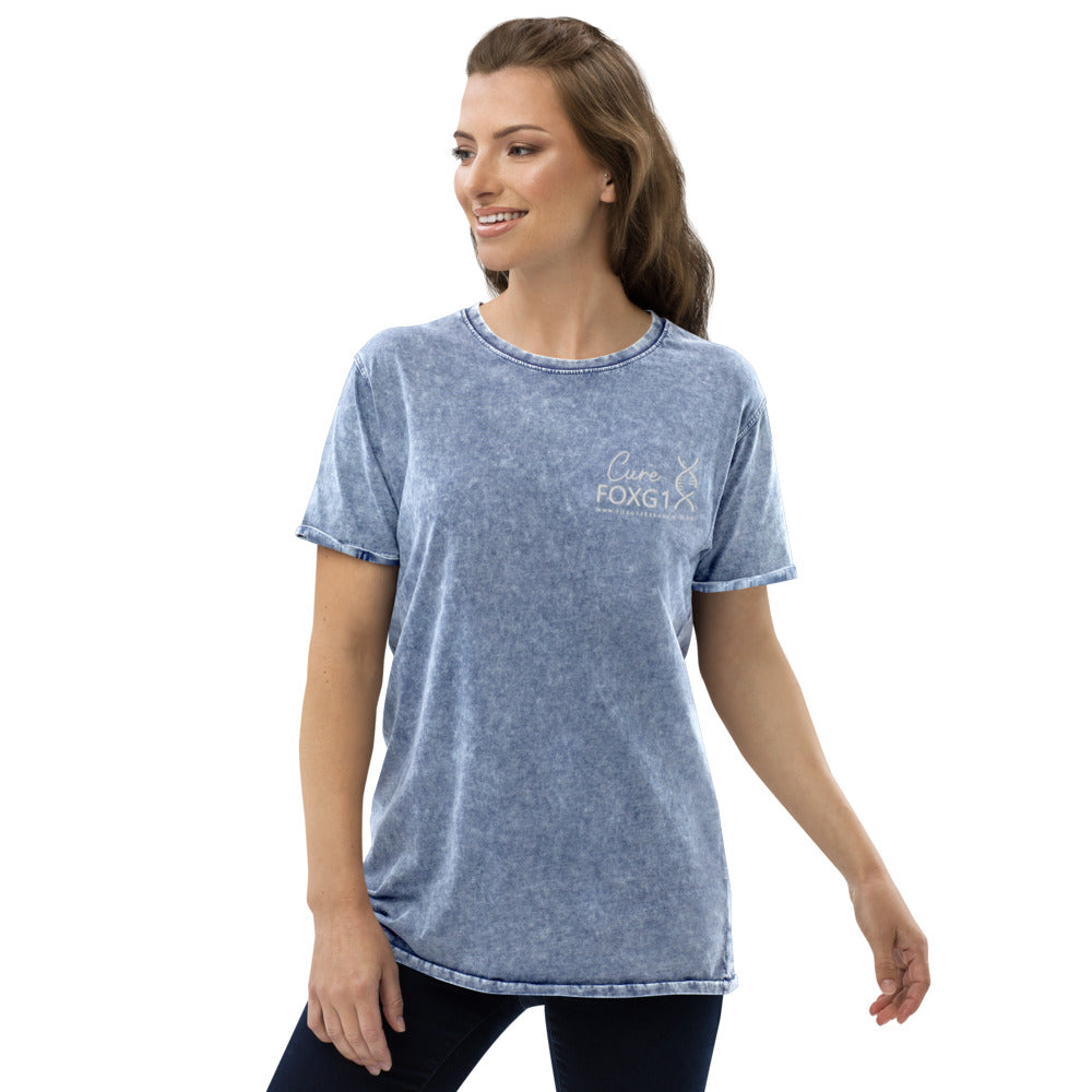 Cure Collection - Acid Wash Denim T-Shirt