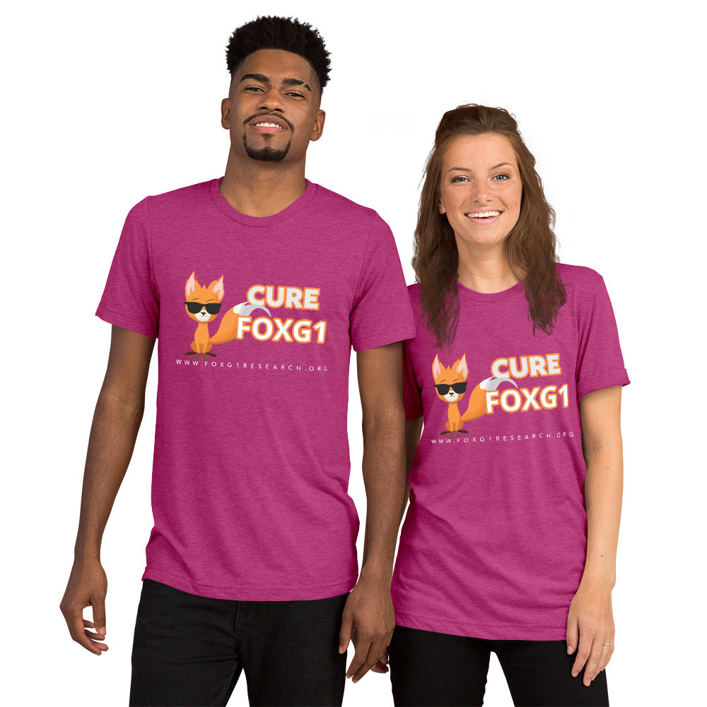 Cool Frankie Cure FOXG1 - tri-blend unisex t-shirt
