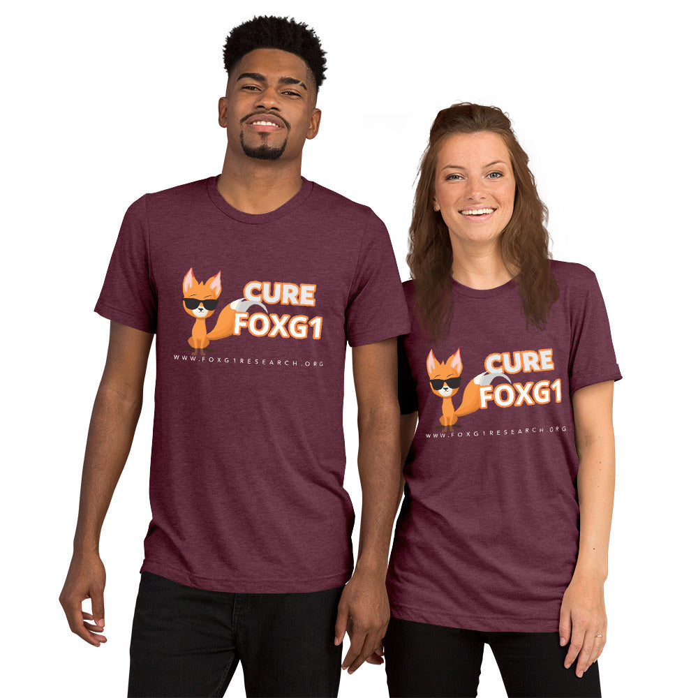 Cool Frankie Cure FOXG1 - tri-blend unisex t-shirt