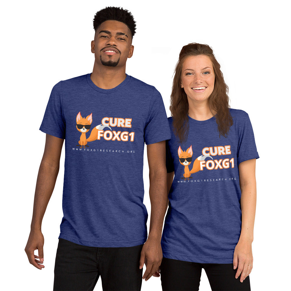 Cool Frankie Cure FOXG1 - tri-blend unisex t-shirt
