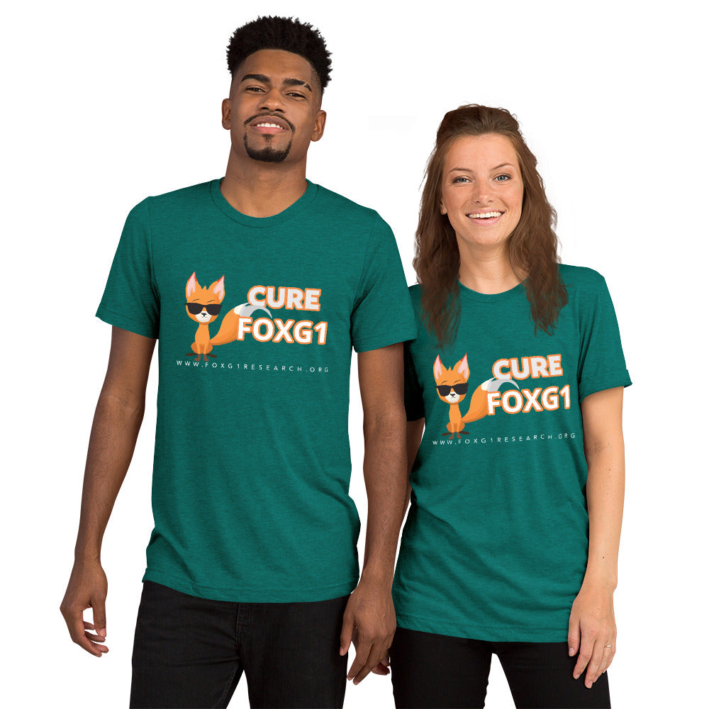 Cool Frankie Cure FOXG1 - tri-blend unisex t-shirt