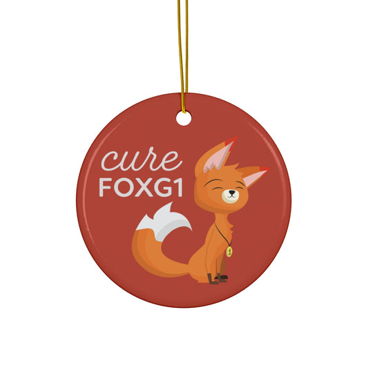 Red Cure FOXG1 Frankie Ornament