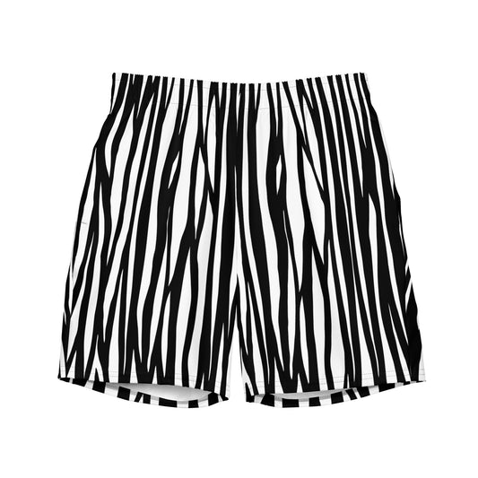 Men's swim trunks- Zebra