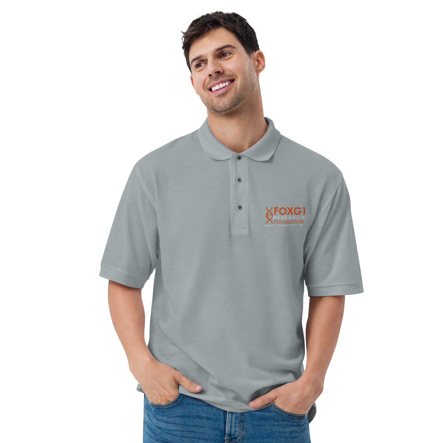 FOXG1 Research Foundation - Men's Premium Golf Polo