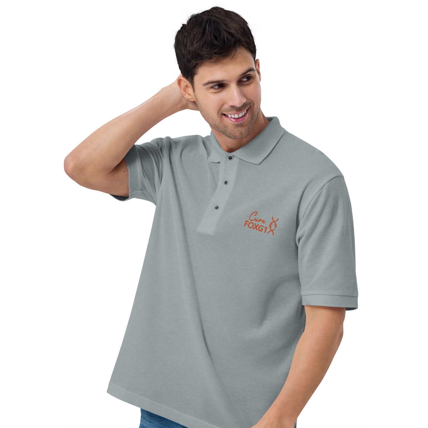 Cure FOXG1 Golf Shirt - Premium Polo