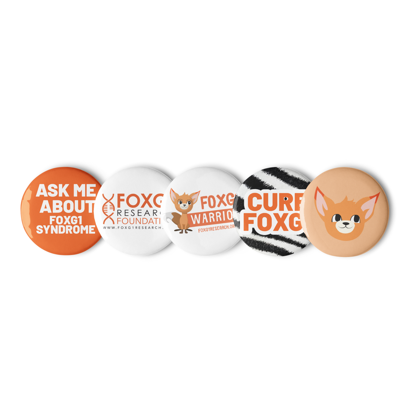 Cure FOXG1 Set of Pins