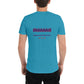 Yo, Mann  t-shirt - tri-blend (blue and red)