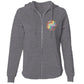 Retro Collection - Lightweight Wash Zip Hoodie