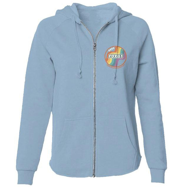 Retro Collection - Lightweight Wash Zip Hoodie