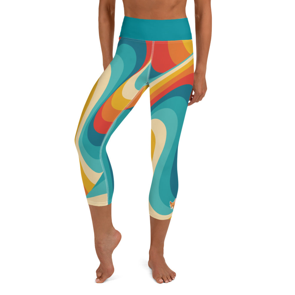 Retro Collection - Yoga Capri Leggings