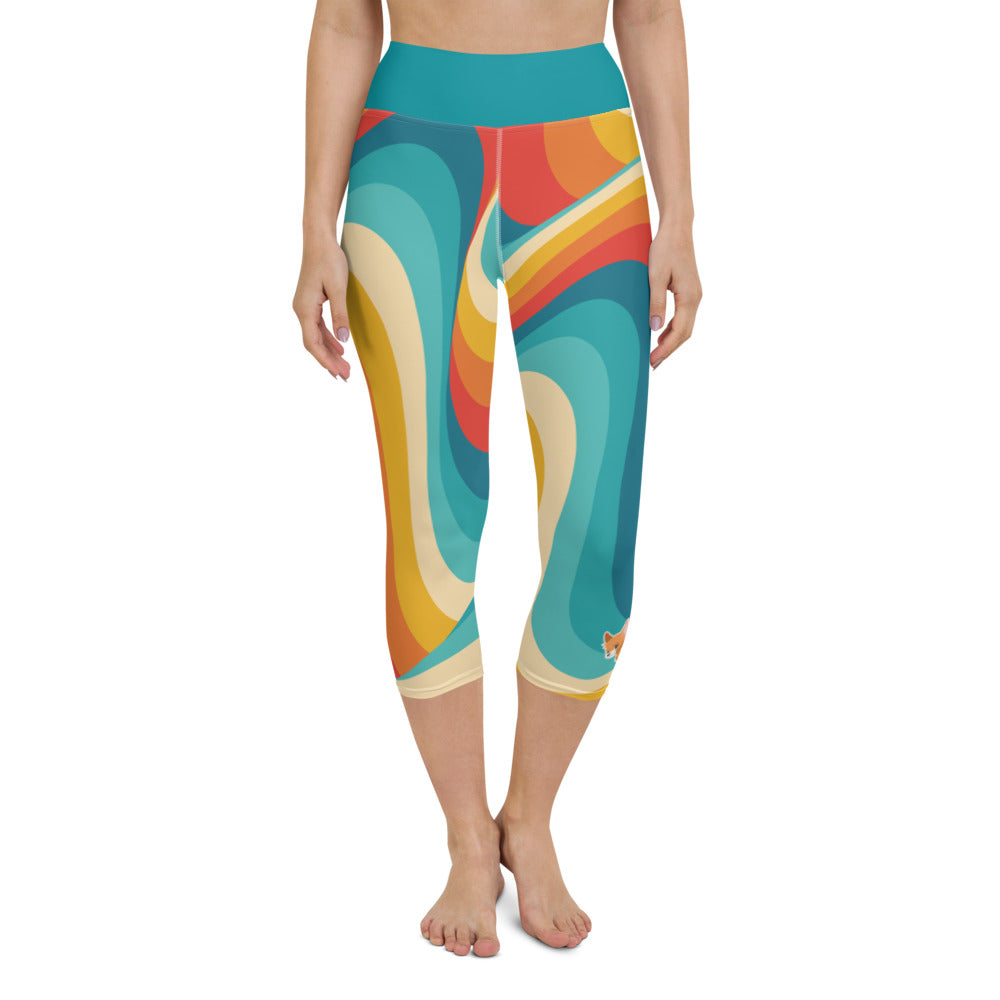 Retro Collection - Yoga Capri Leggings – FOXG1 Research Foundation Store