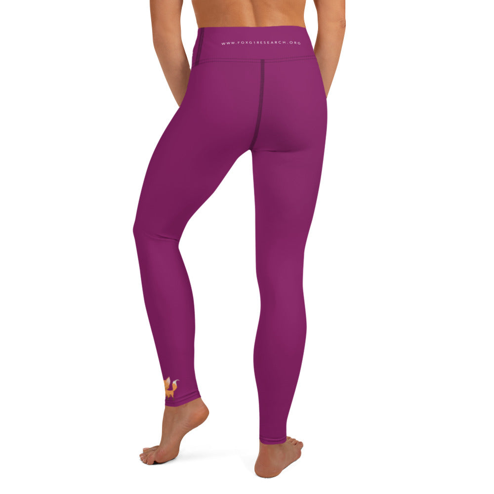 Frankie Collection - Yoga Leggings, Eggplant