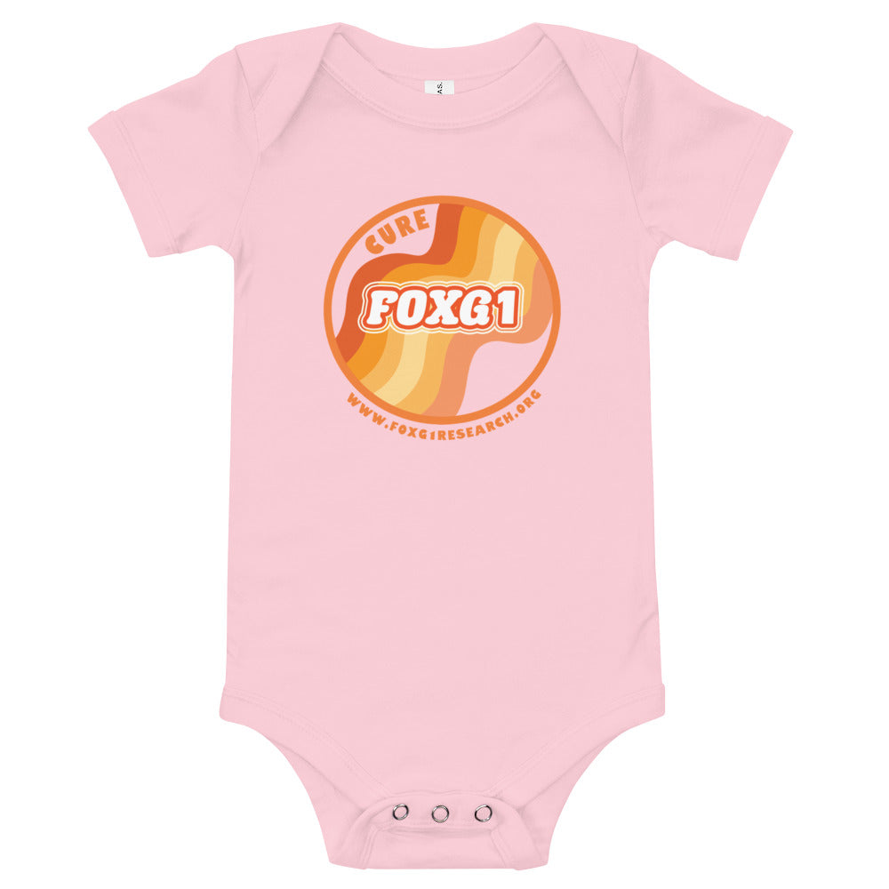 Retro Orange Collection - Baby onesie