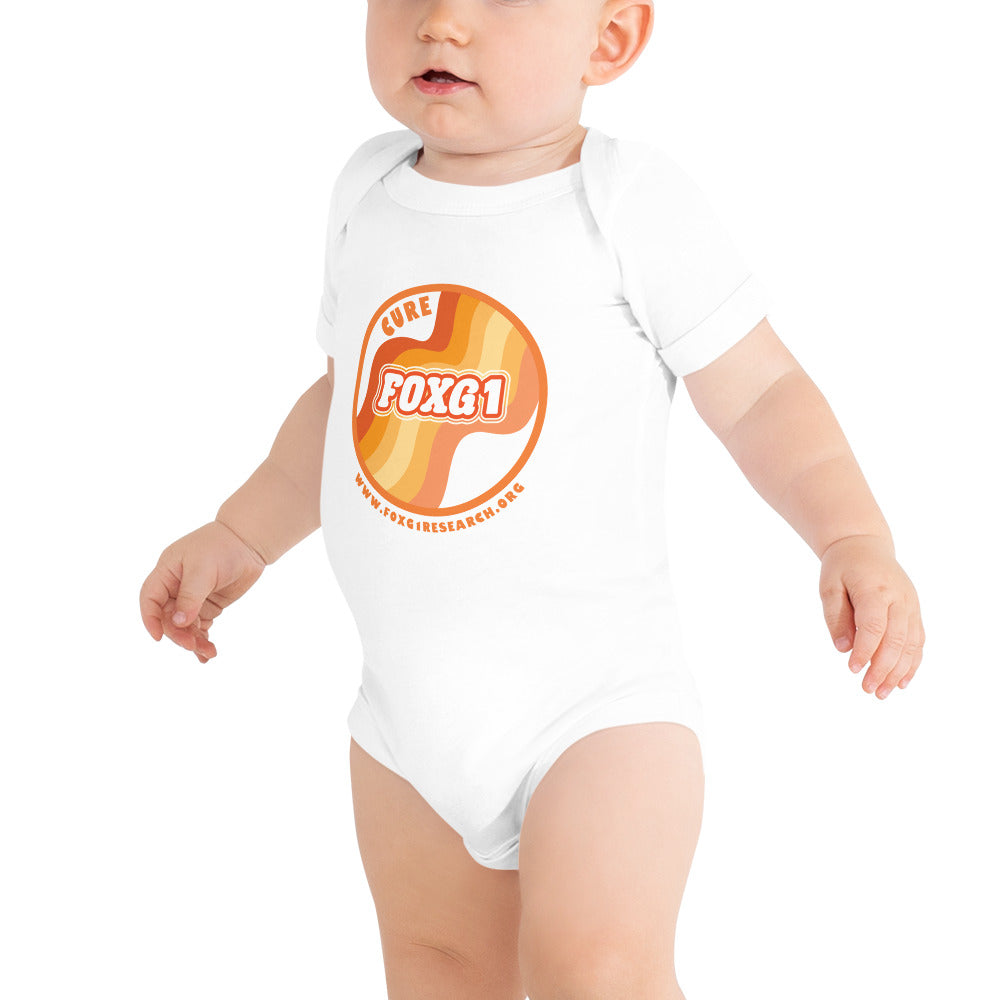 Retro Orange Collection - Baby onesie