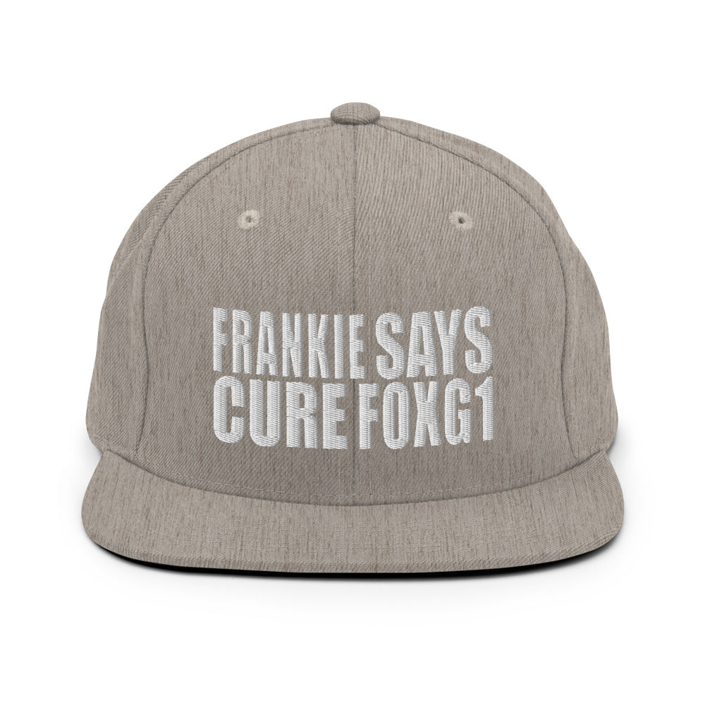 Frankie Says Cure FOXG1 - Snapback Hat