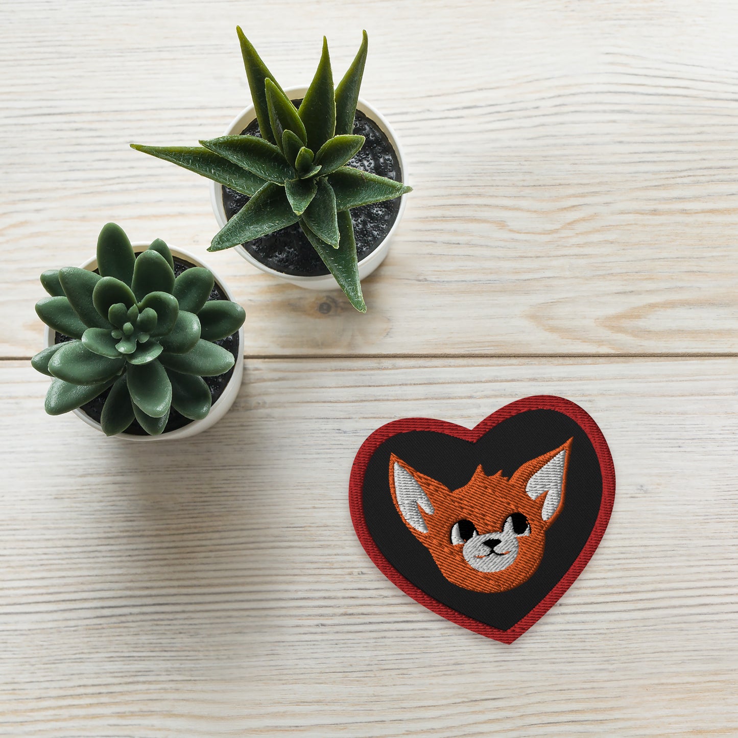 Frankie Love Embroidered Patch - Heart