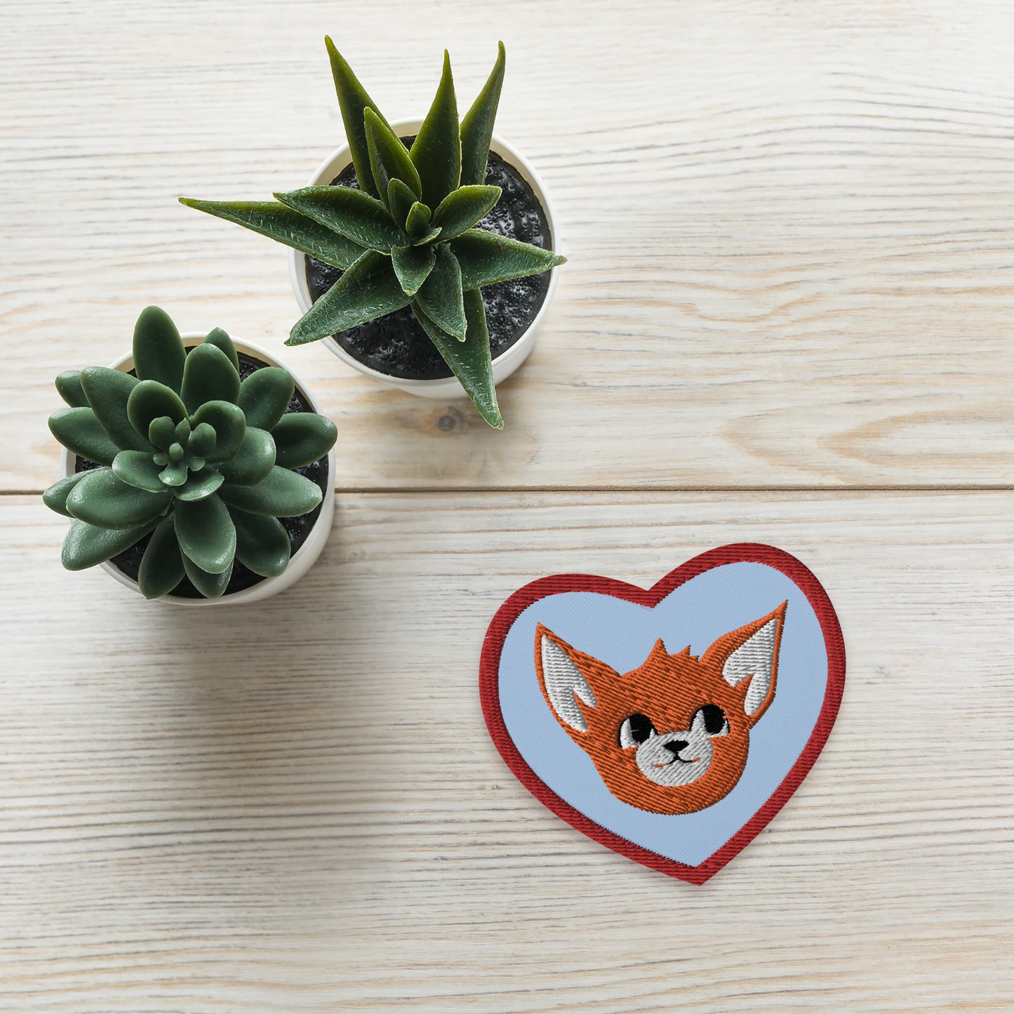 Frankie Love Embroidered Patch - Heart