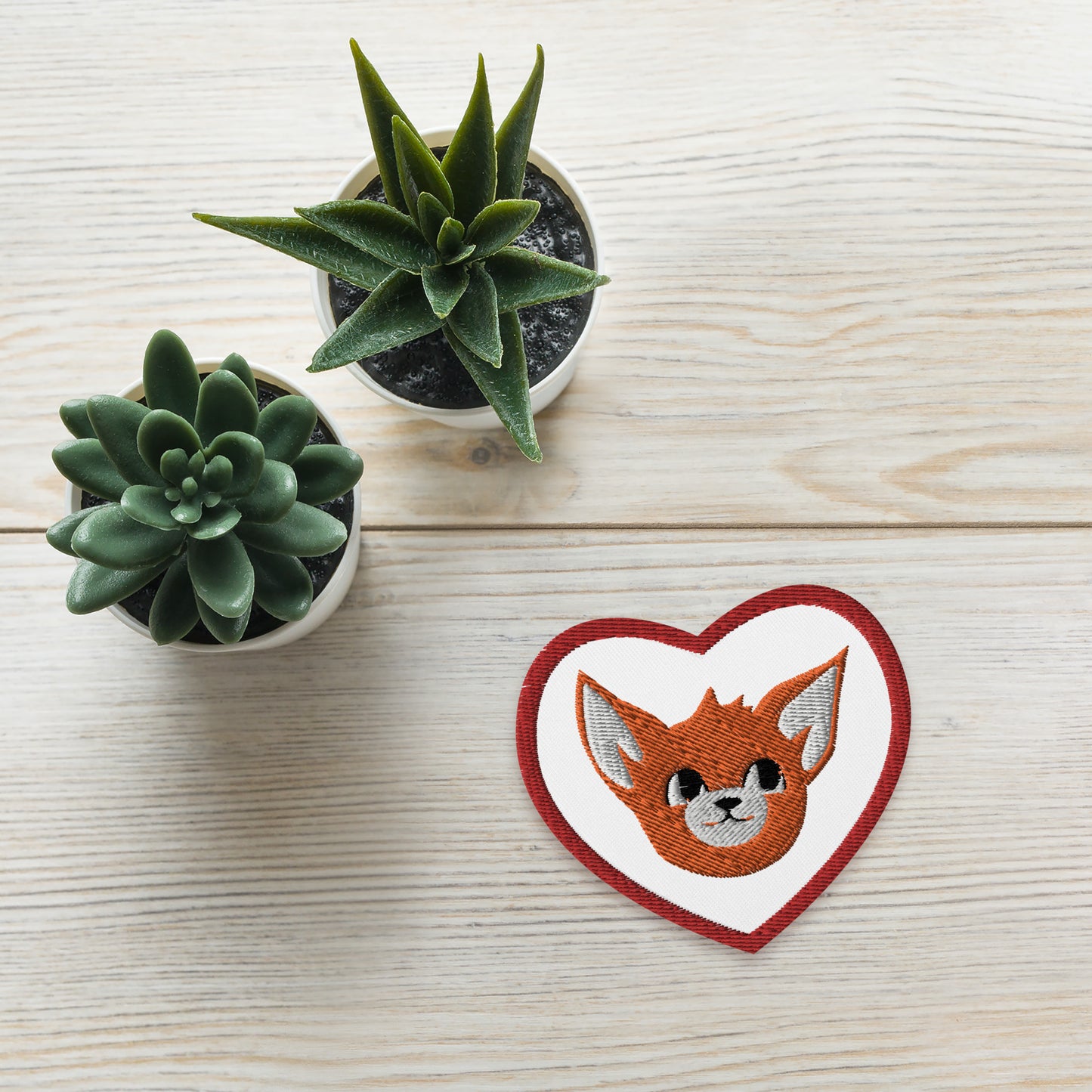 Frankie Love Embroidered Patch - Heart