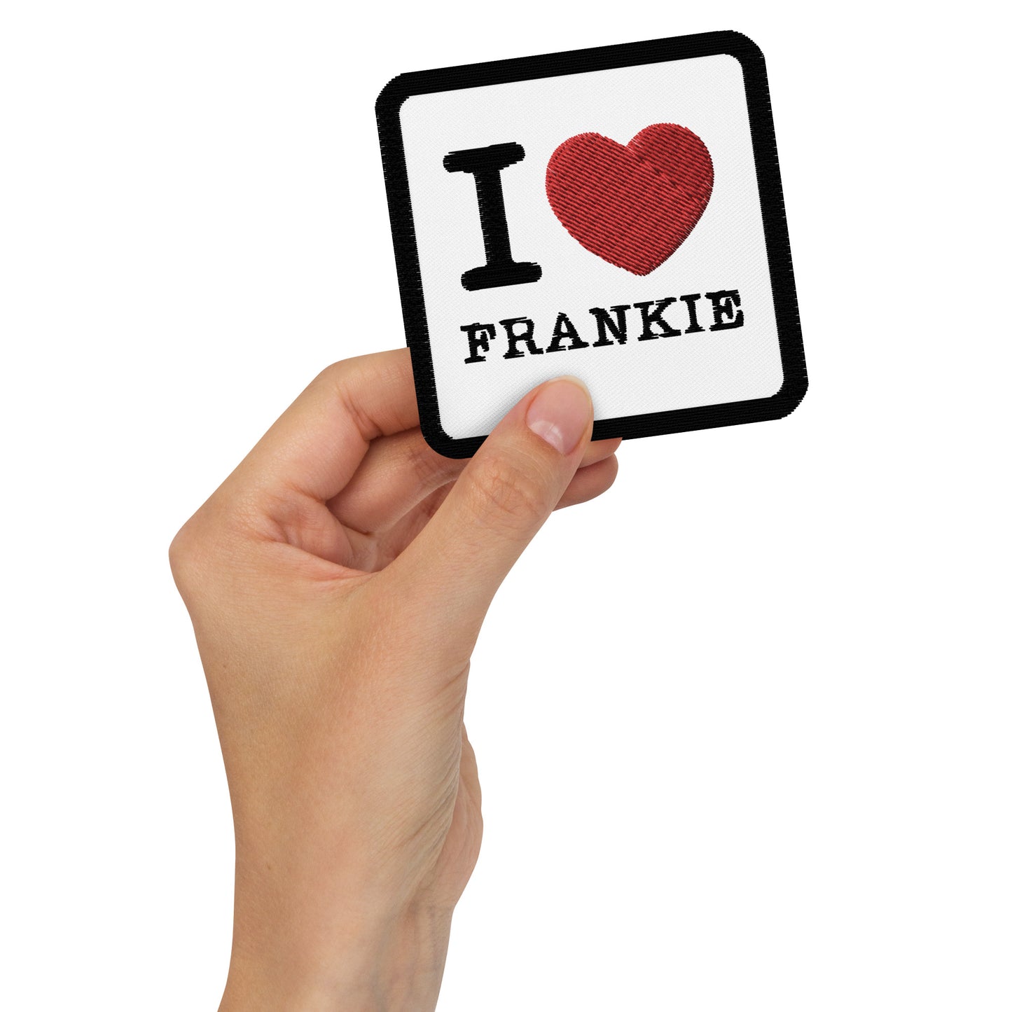 I Heart Frankie - Embroidered Patch - 3"