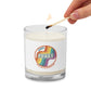 Cure FOXG1 Glass Jar Soy Wax Candle - Retro logo