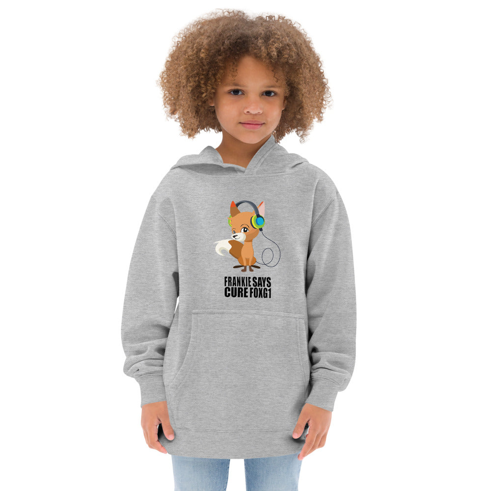 Frankie Says Cure FOXG1 - Kids Fleece Hoodie