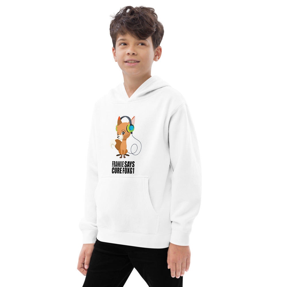 Frankie Says Cure FOXG1 - Kids Fleece Hoodie