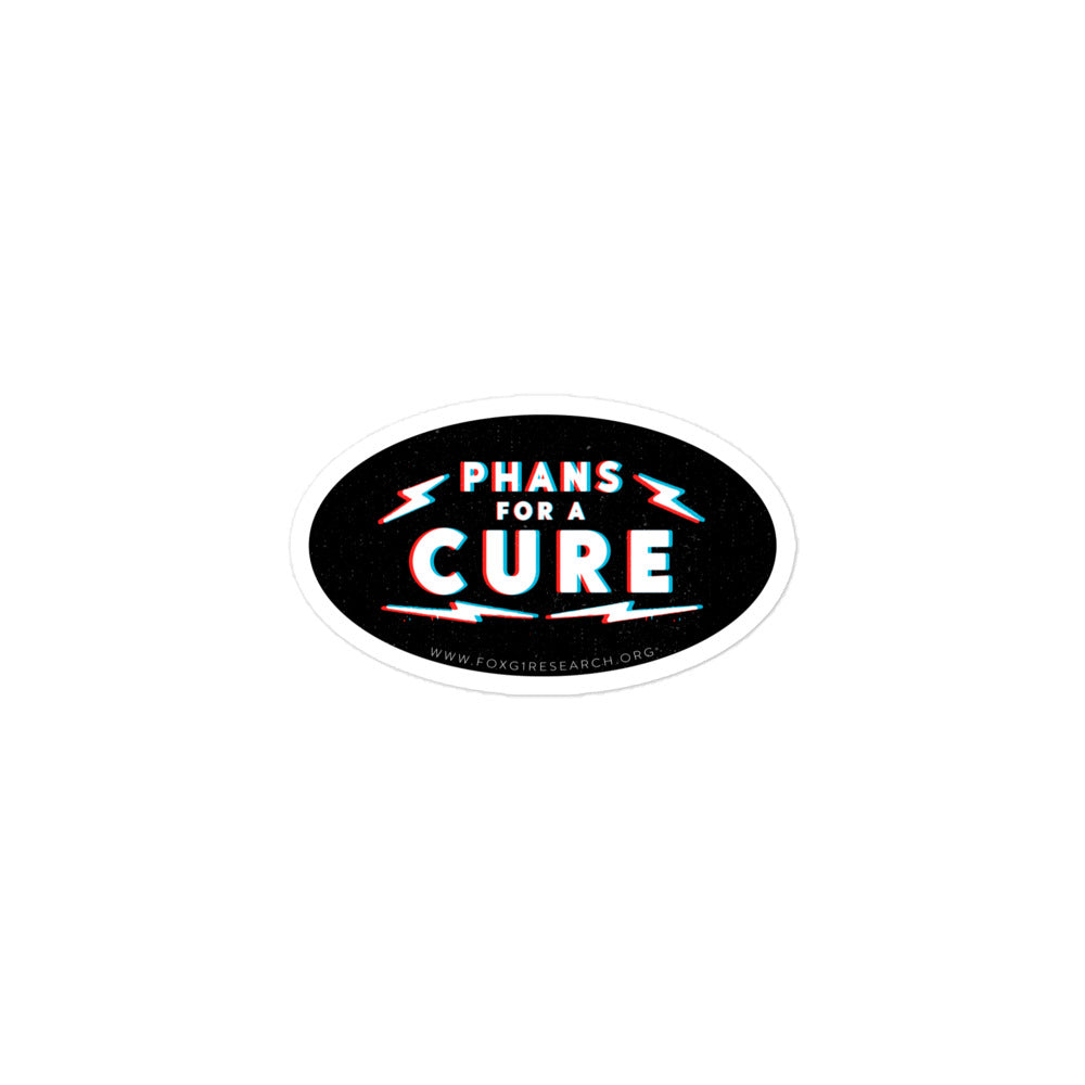 Phans for a Cure - Bubble-Free Stickers