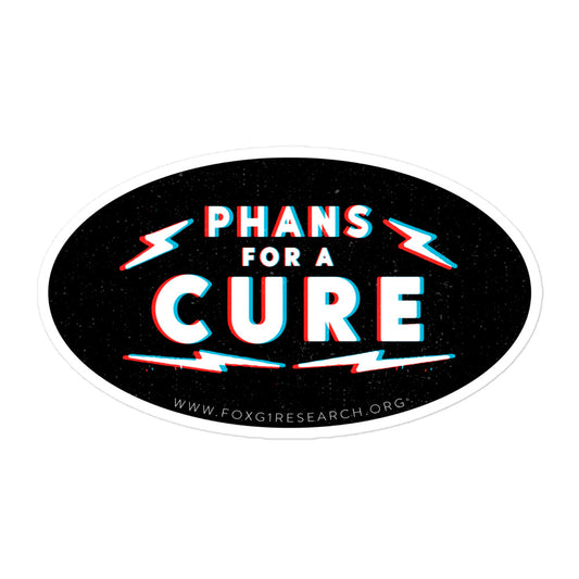 Phans for a Cure - Bubble-Free Stickers