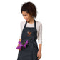 Embroidered Cure FOXG1 Organic Cotton Apron