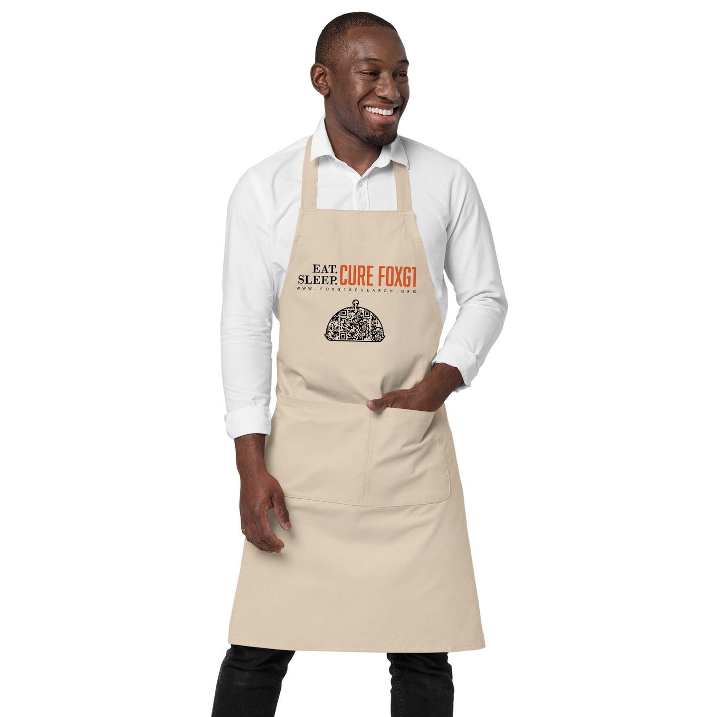 Cure FOXG1 Organic Cotton Apron