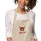 Embroidered Cure FOXG1 Organic Cotton Apron