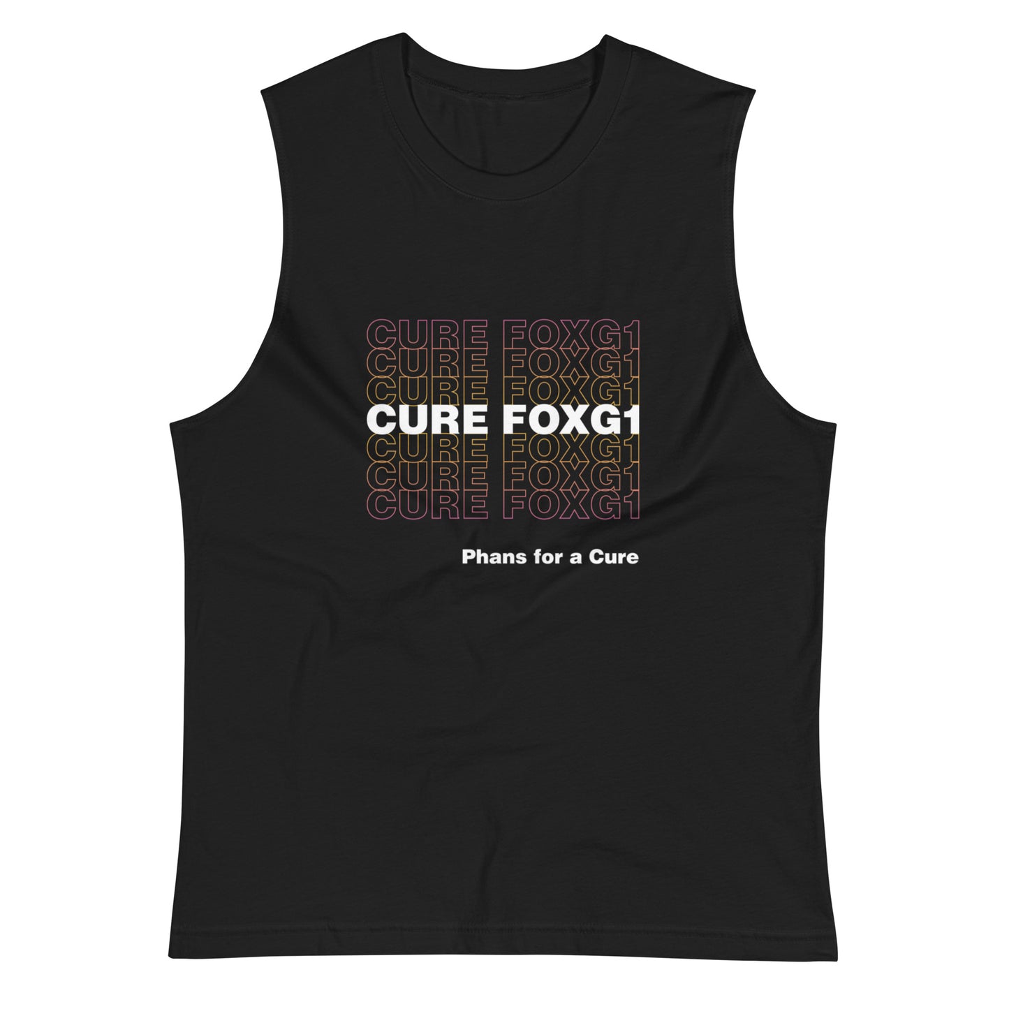 Read the Book, Cure FOXG1 - Unisex Muscle Shirt