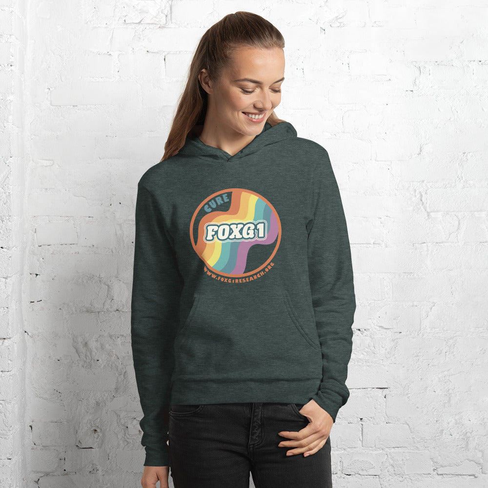 Retro Cure FOXG1 Unisex hoodie