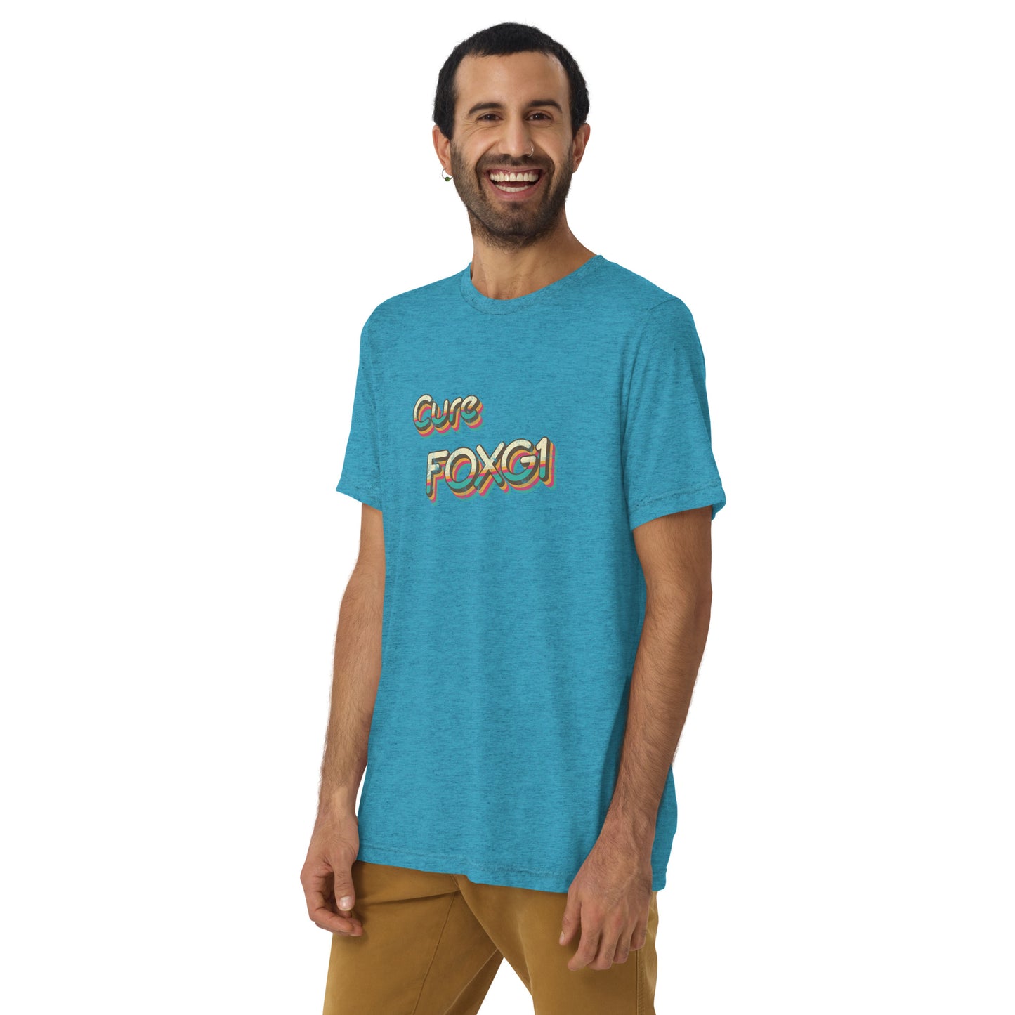 Cure FOXG1 - Tri-blend t-shirt