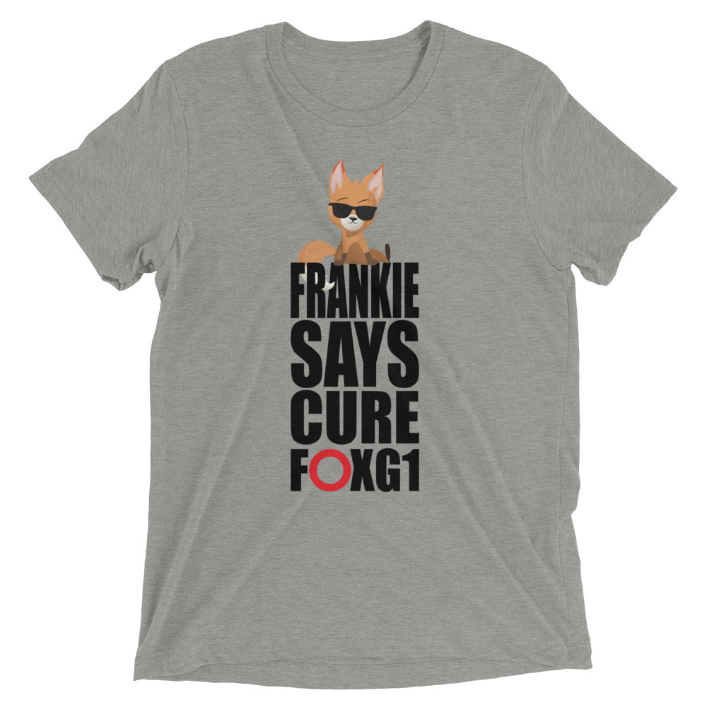 Frankie Says Cure FOXG1 - Tri-Blend T-shirt (With)