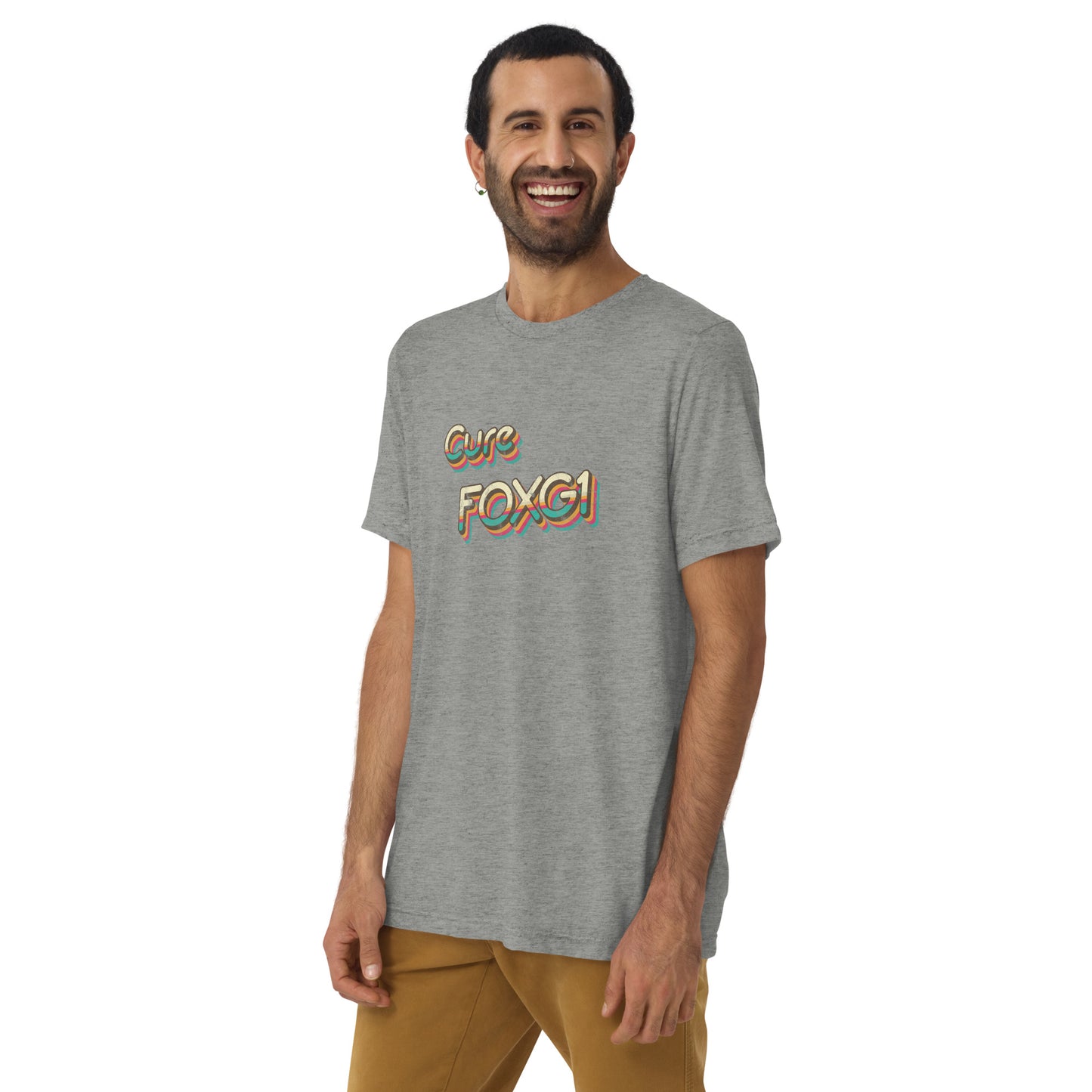 Cure FOXG1 - Tri-blend t-shirt