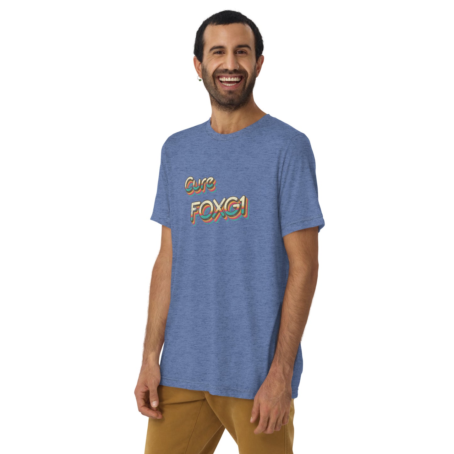 Cure FOXG1 - Tri-blend t-shirt