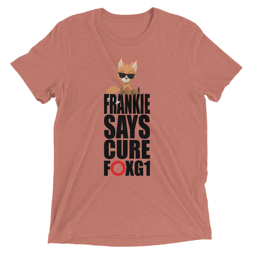 Frankie Says Cure FOXG1 - Tri-Blend T-shirt (With)