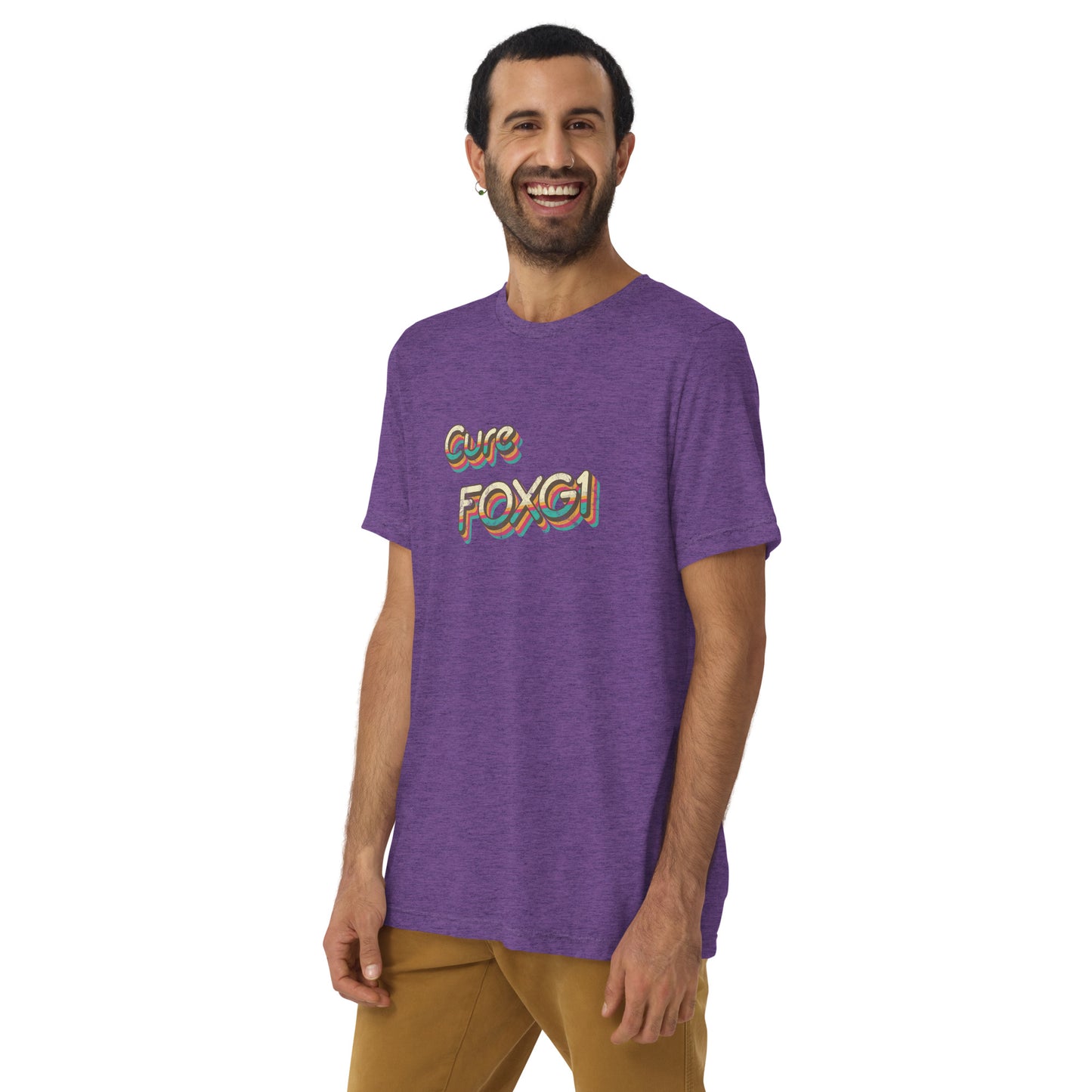 Cure FOXG1 - Tri-blend t-shirt