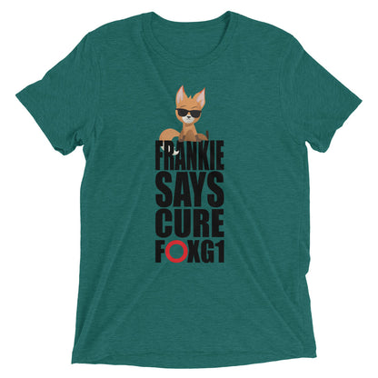 Frankie Says Cure FOXG1 - Tri-Blend T-shirt (With)