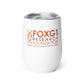 FOXG1 Foundation Wine Tumbler - White