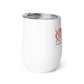 FOXG1 Foundation Wine Tumbler - White